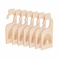 Holz-Babygrößentrenner, 7er-Set für Kleiderschrank, Größen 50-86, Organizer für Babykleidung, Kinderzimmerdeko