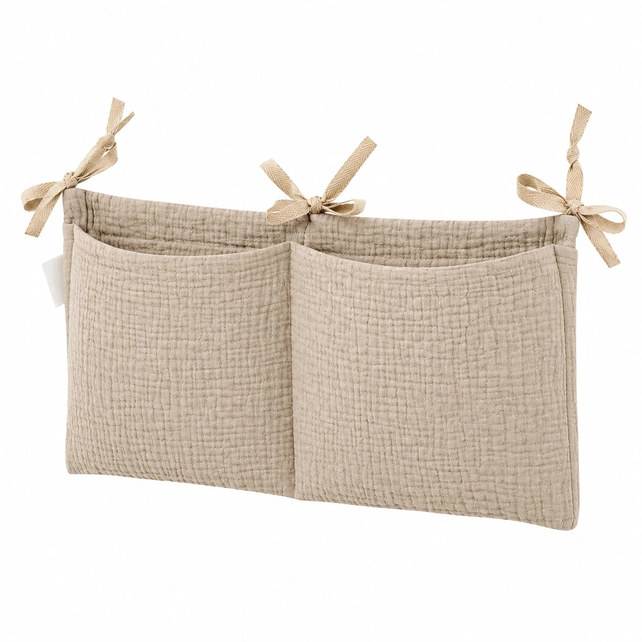Verstellbarer Babybett-Organizer zum Hängen - Khaki