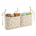 Flintronic Babybett Organizer, Multifunktionale Hängeaufbewahrung für Spielzeug und Windeln