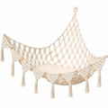 Makramee Spielzeugnetz zum Aufhängen für Kuscheltiere im Boho-Stil