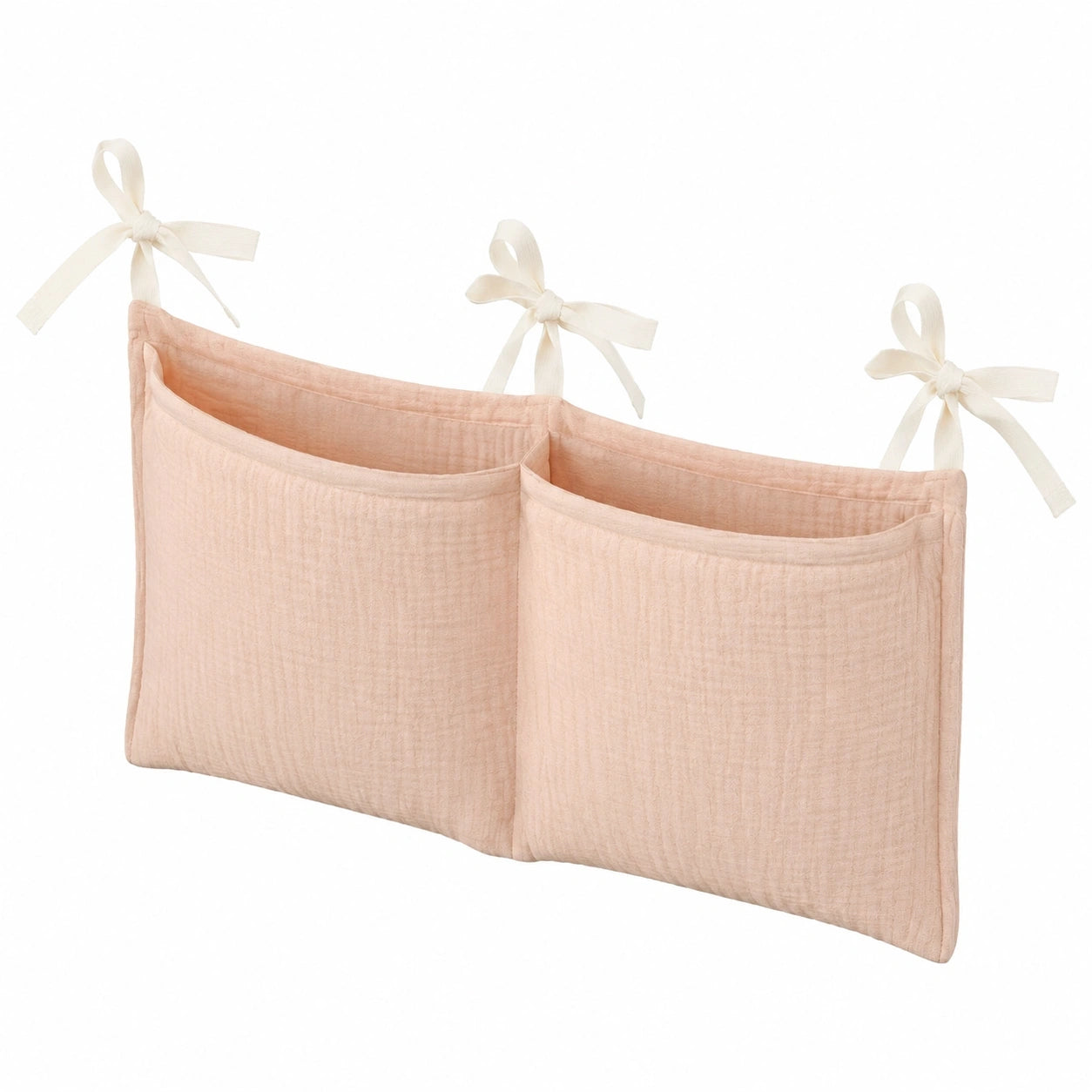 Babyzimmer Organizer Set – Hängende Aufbewahrungstasche für Windeln und Spielzeug, 2 Stück, Beige