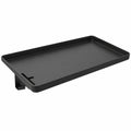 Schwebendes Nachttischregal mit Kabelmanagement, Praktischer Steck-Nachttisch, Organizer für Kinder- und Schlafzimmer, 32 x 23.5 cm, Schwarz