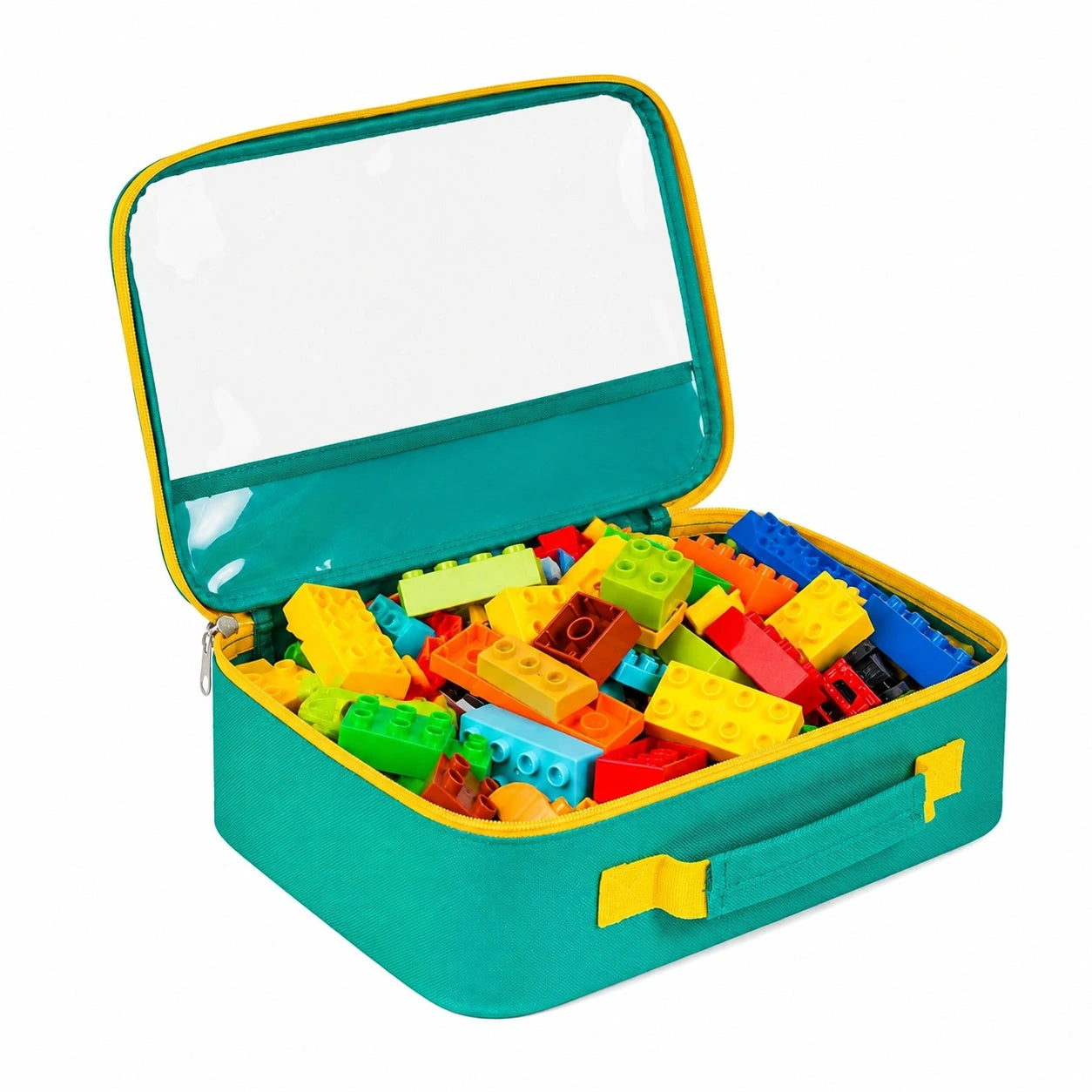 Aufbewahrungstaschen für Spielzeug, kompatibel mit Lego, Reise-Organizer für Kinder